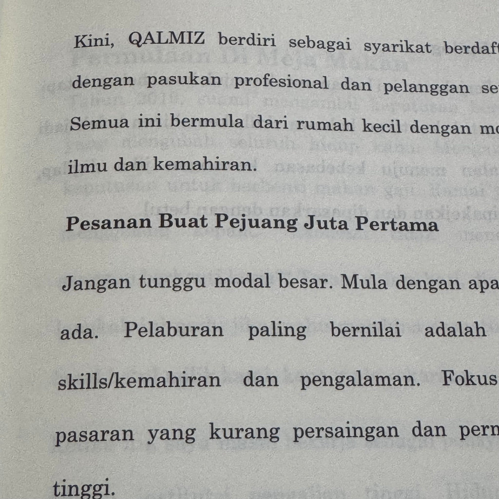 CAPAI JUALAN RM1,000,000 BERMODALKAN SKILLS | BUKU FIZIKAL